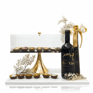 עיצוב כלי יוקרתי ופרלינים חלביים